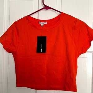 Women’s Orange Crop Top New